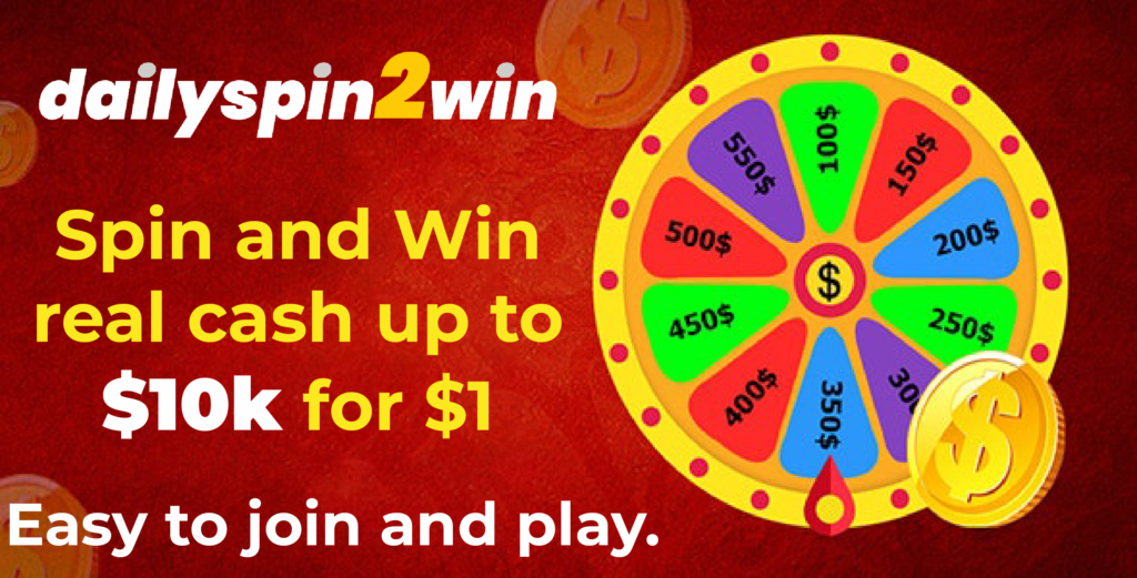 Daily spin to spin and win real cash